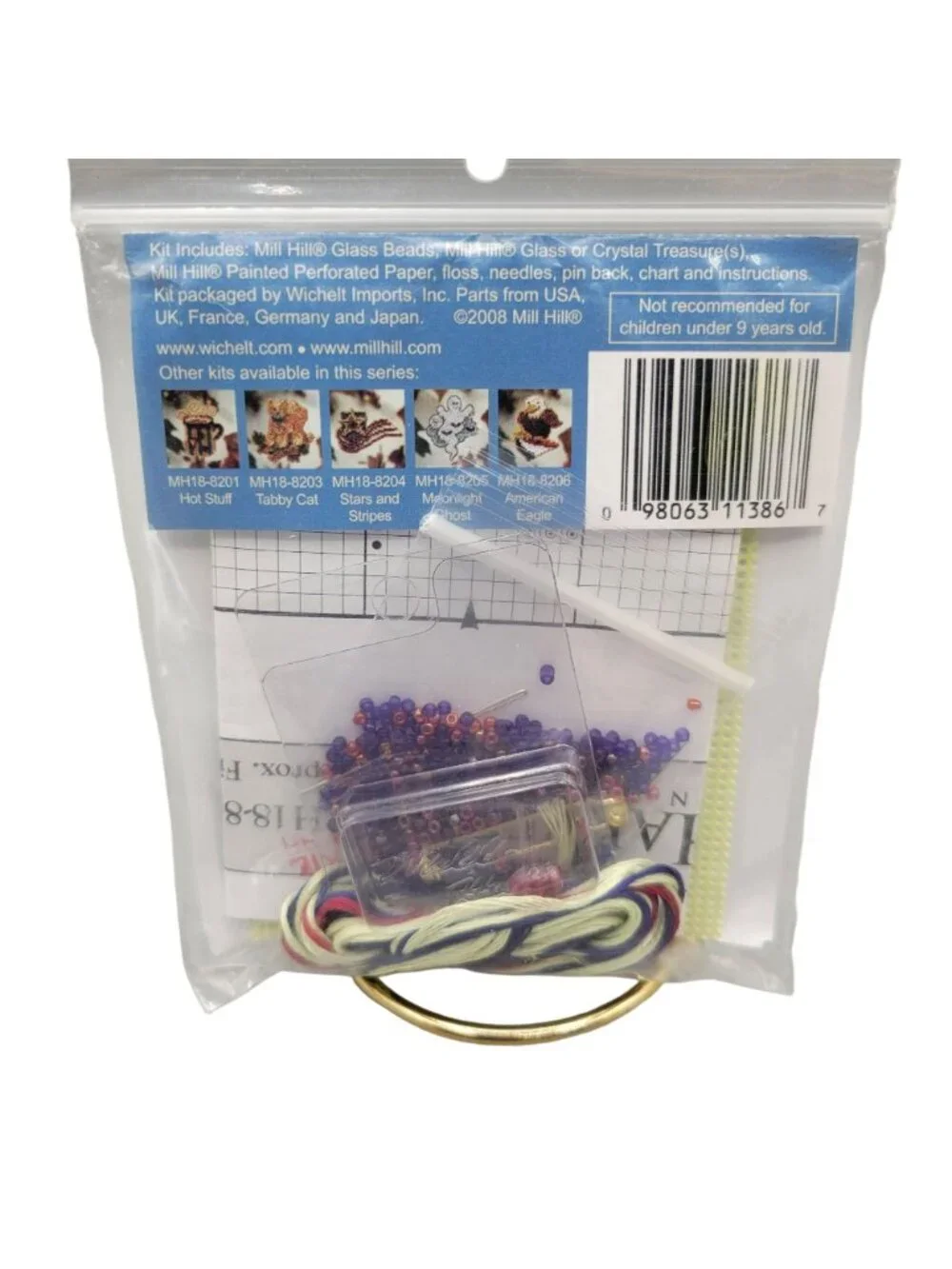 Glass Bead Kit Thanks Autumn Harvest Collection New Mill Hill Beading Kit